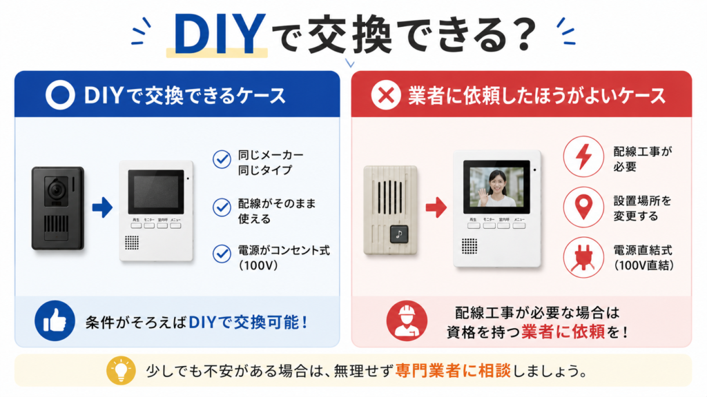 DIYで交換できるか