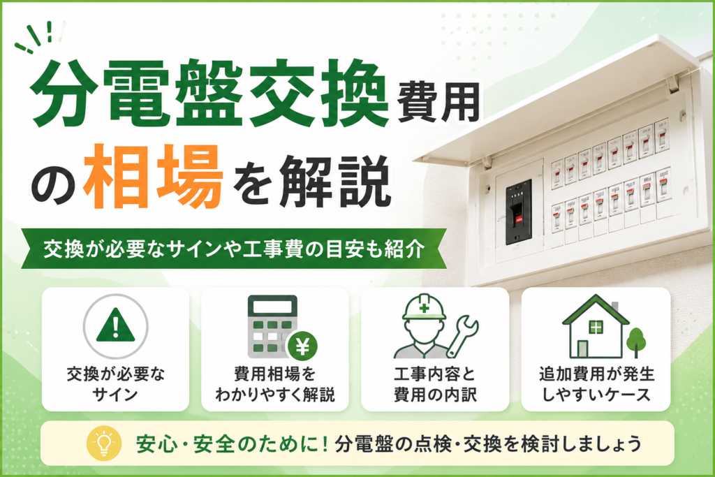 分電盤交換費用の解説