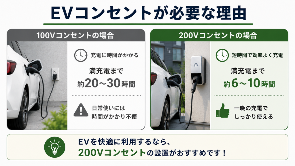 EVコンセントが必要な理由
