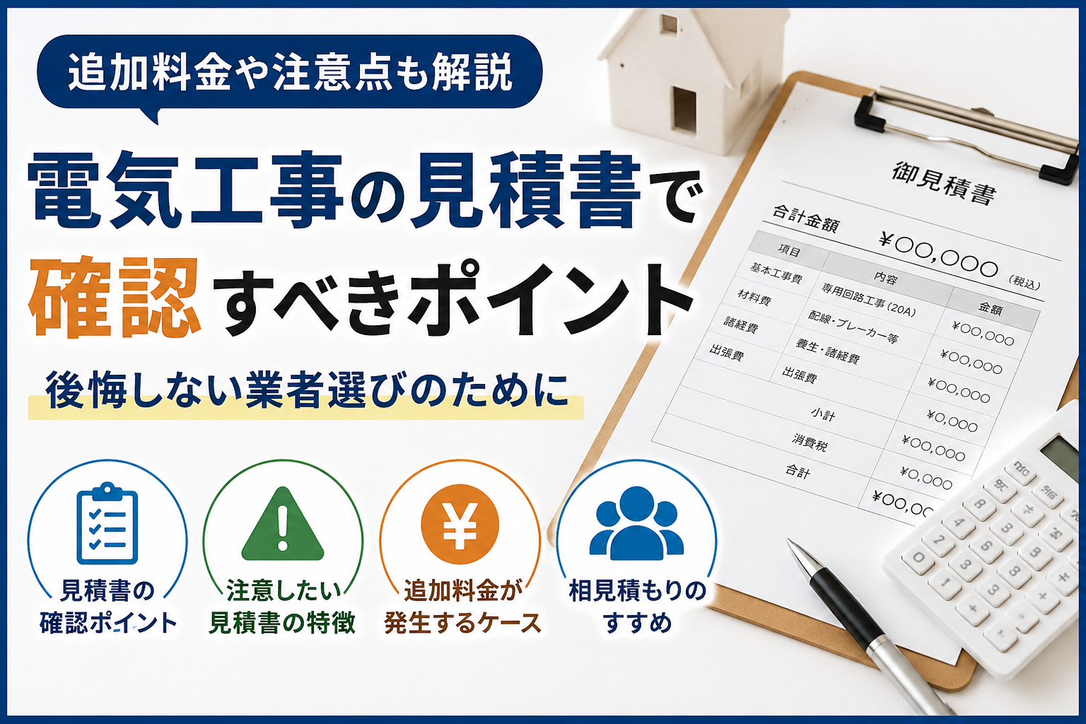 見積書の確認ポイント