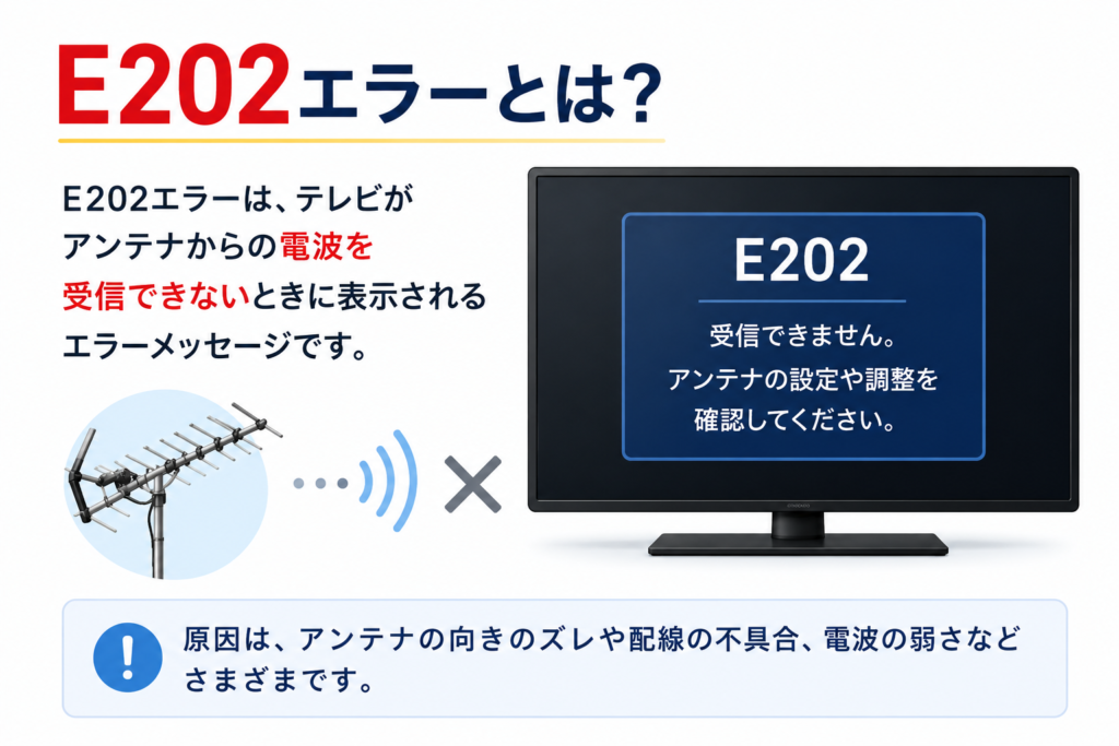 E202エラーとは？