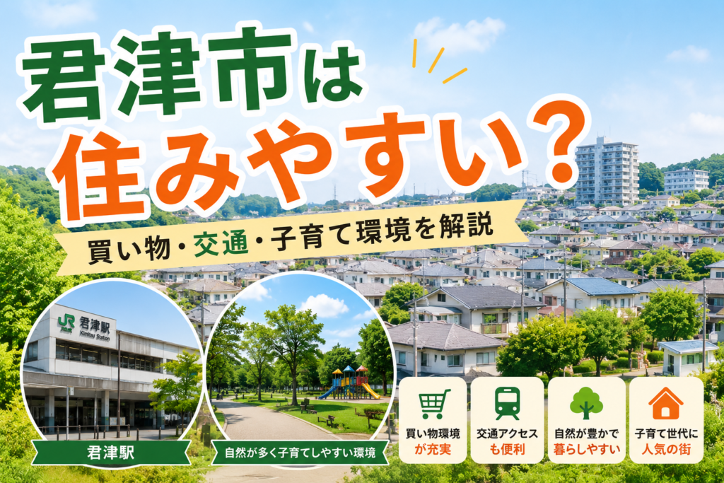 君津市は暮らしやすい？