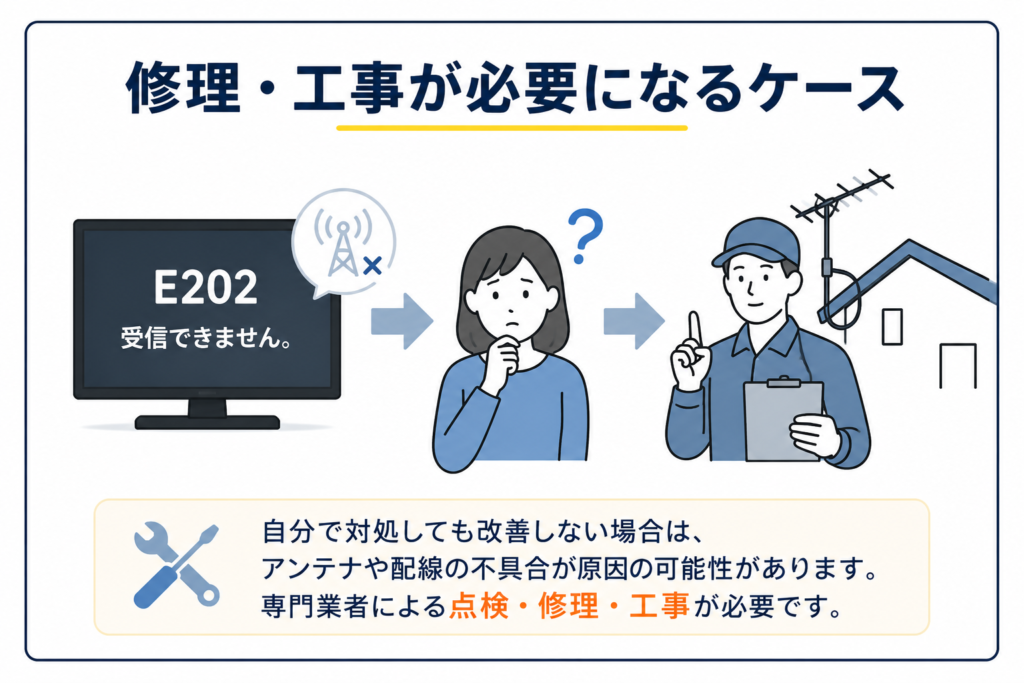修理・工事が必要になるケース