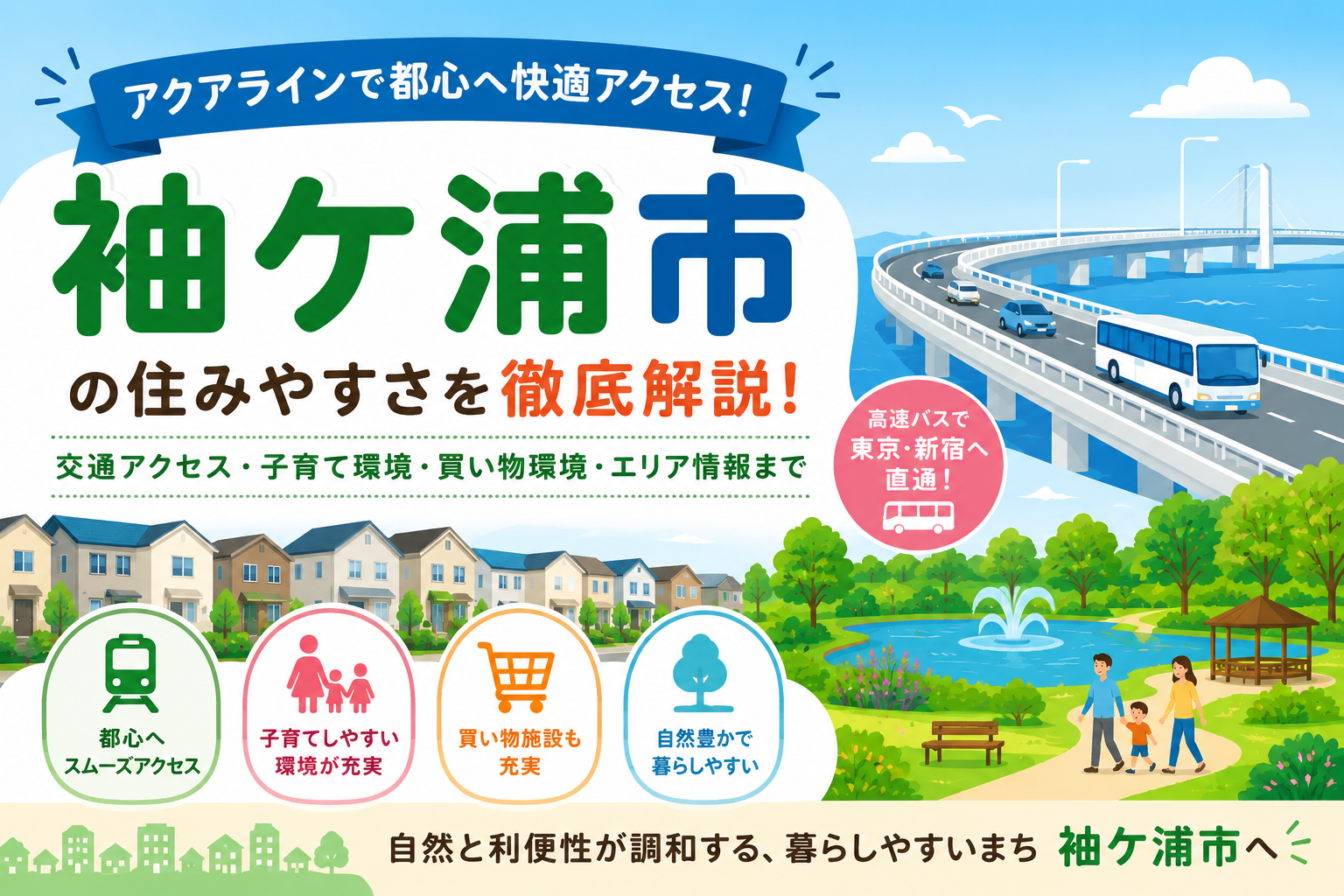 袖ヶ浦市は住みやすい