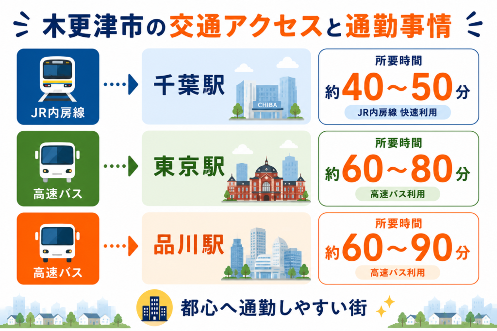 木更津市の通勤事情