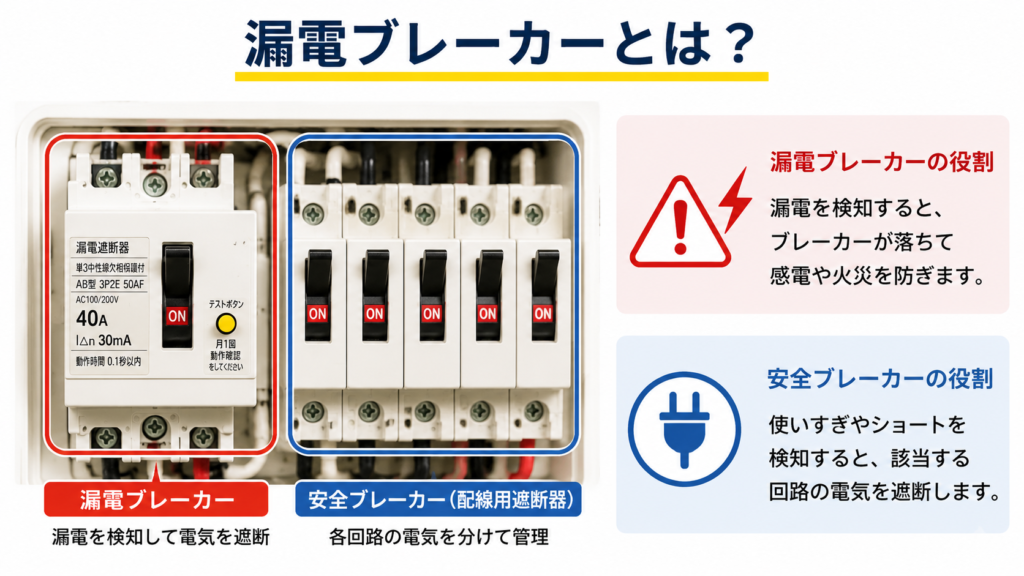 漏電ブレーカーとは