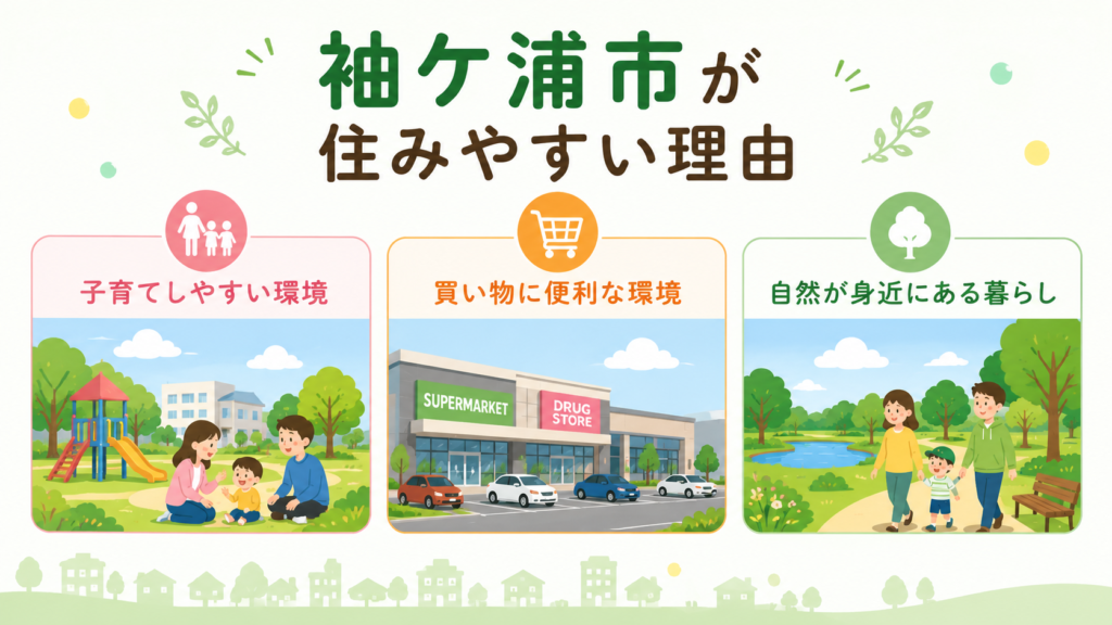 袖ヶ浦が住みやすい理由
