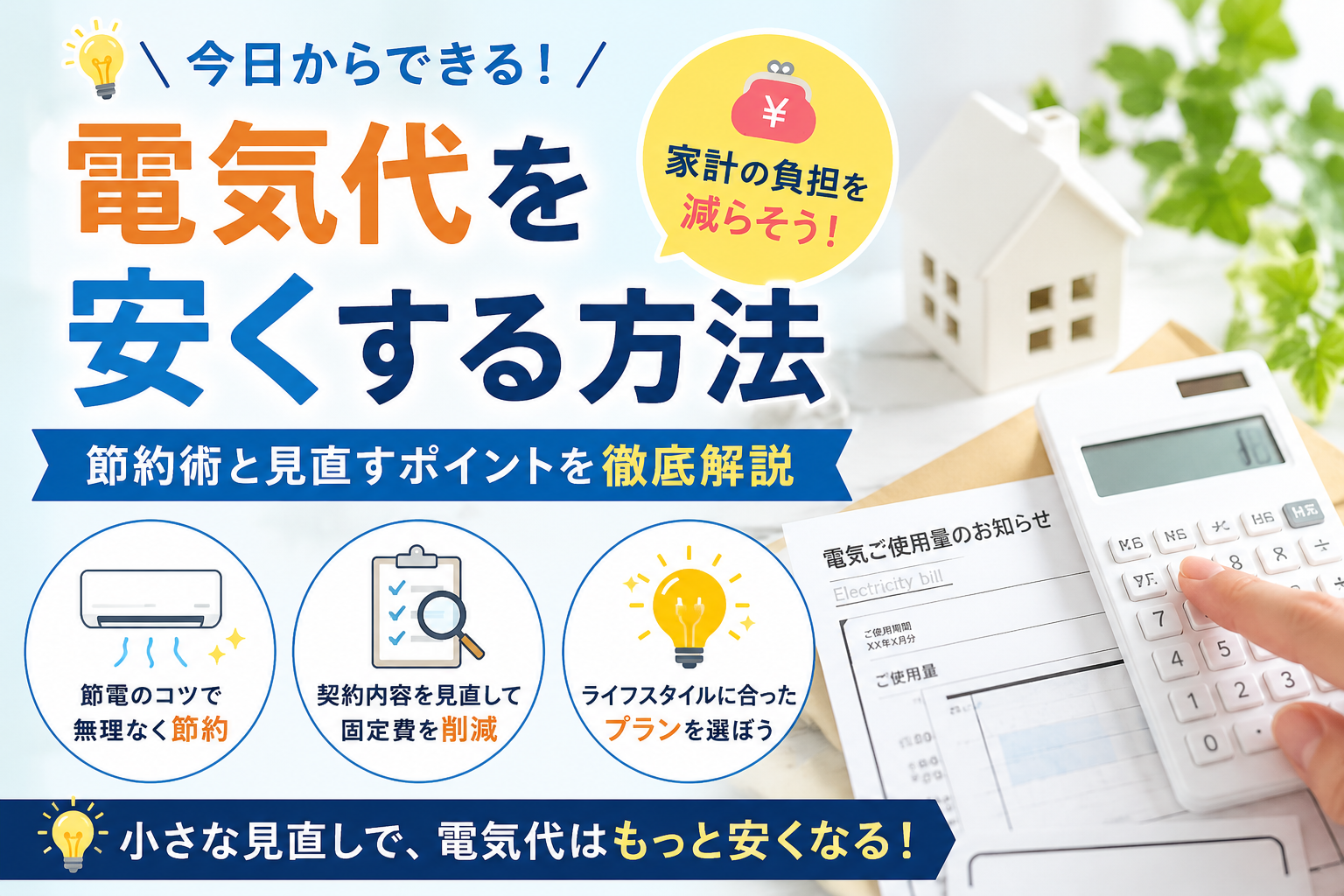 電気代を安くする方法